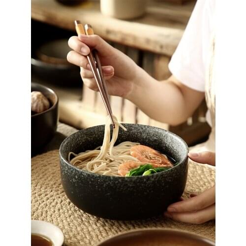 Creative Japanese Style Large Ramen Bowl Ceramic Bowl Millet Congee Bowl Noodle Bowl Instant Noodle Bowl