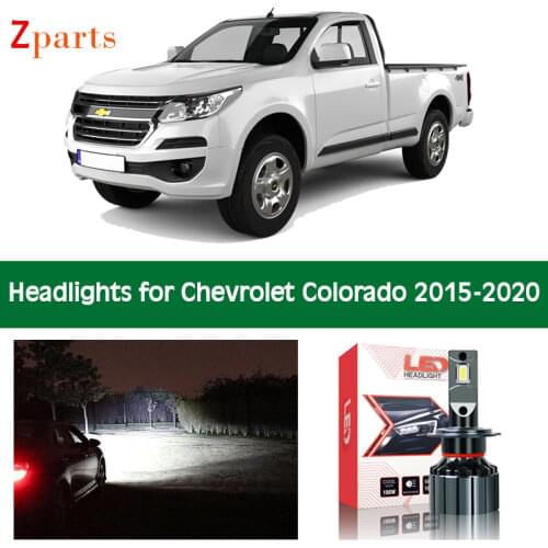 Car Bulb For Chevrolet Colorado 2015 2016 2017 2018 2019 2020 LED Headlight Headlamp Low High Beam Canbus Auto Light Accessories