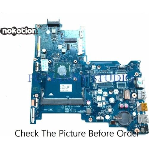 PANANNY for HP 15-AY BDL50 LA-D702P 250 G5 Laptop motherboard 854943-601 854943-001 DDR3 tested