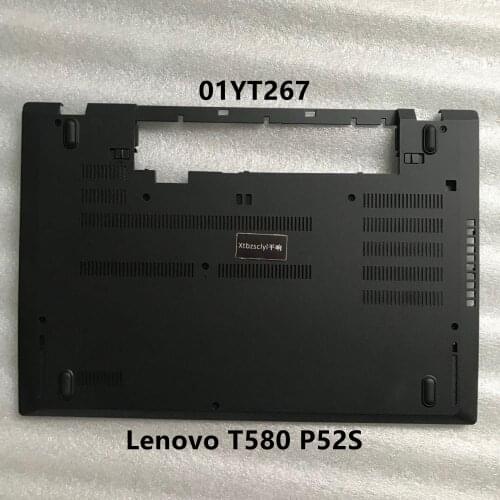 For new Lenovo ThinkPad T580 P52S under cover bottom case laptop D case black FRU: 01YT267