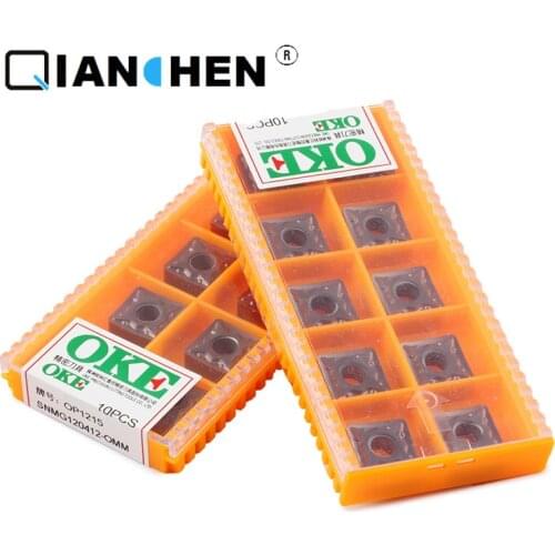 Original quality OKE 10pcs/lot high precision high performance high strength CNC SNMG120412-OMM OP1215 industry carbide inserts
