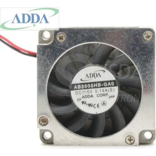 Wholesale Original FOR ADDA AB3505HB-GA0 35mm 3.5cm DC 5V 0.14A laptop server inverter cooling fans