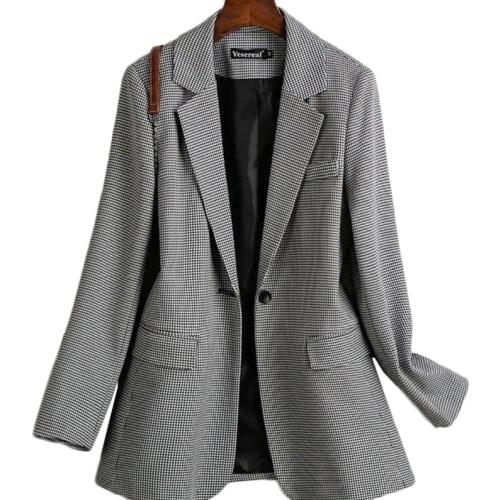 New Spring Suit Jacket Plus Size Womens Loose Black Work Blazer Female Single Piece Casual Suit Outerwear With Lining 7XL 90KG