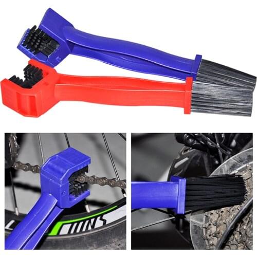 Plastic Cycling Motorcycle Bicycle Chain Clean Brush Gear Grunge Brush Cleaner Outdoor Cleaner Scrubber bisiklet Tools