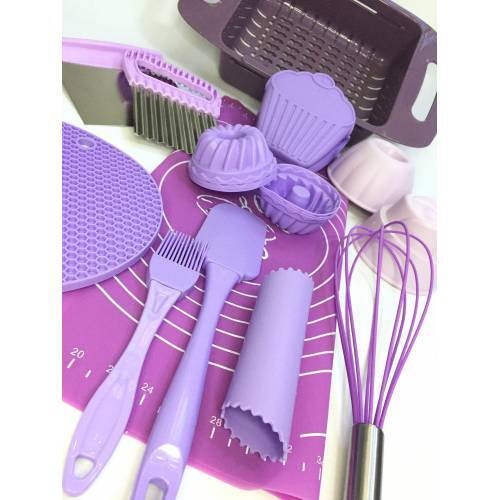 Practical Kitchen Tools Mega Set 13 pieces Purple-multi-purpose kitchen tools