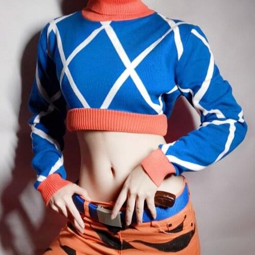 JoJos Bizarre Adventure Guido Mista Cosplay Sweater Halloween Carnival Cosplay Costume