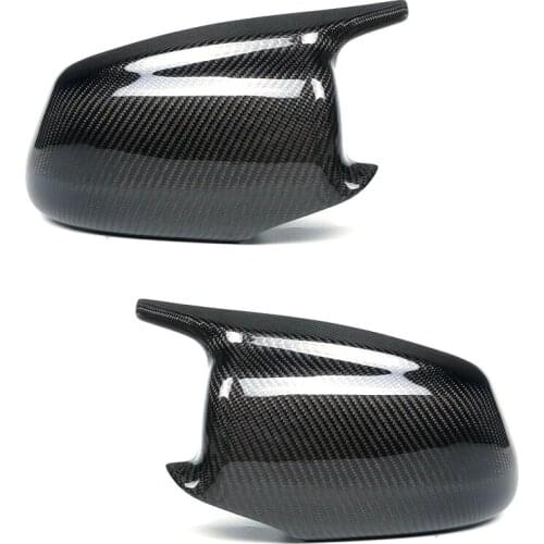 Carbon Fiber Front Rear View Mirror Cover Trim Cap Shell Car Fit for BMW F10 F11 F18 2010 2011 2012 2013