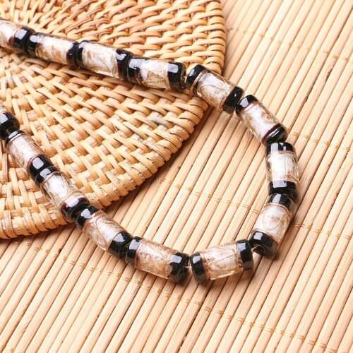 20pcs/lot 8x16 11x16 12x18mm Good Quality Lampwork Glass Beads Cylinder Handmade Lampwork Beads DIY Jewelry Charm Bracelet Bead