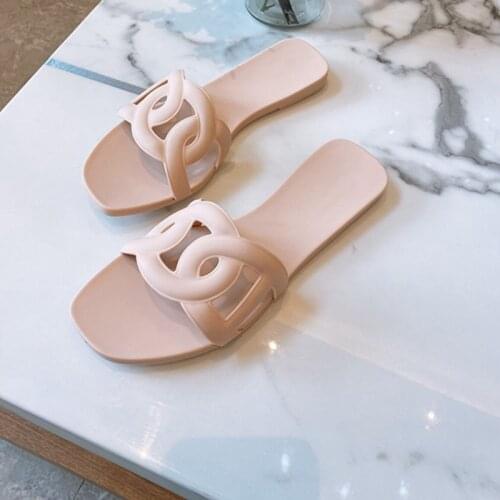 Fast delivery 2021 spring and summer fashion women shoes flat slipper causal shoes size 34-40