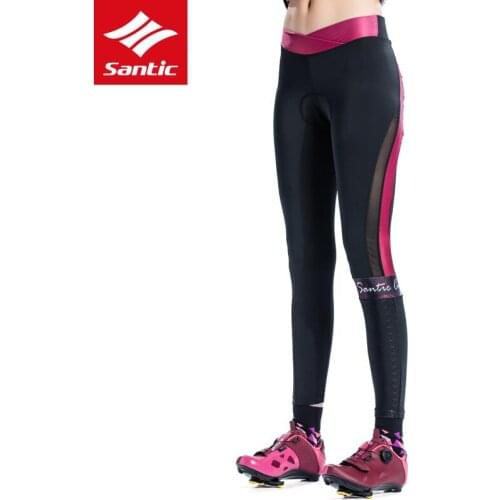 Santic Women Cycling Pants 2018 New summer riding trousers Italy imported sponge cushion sunscreen breathable ciclismo
