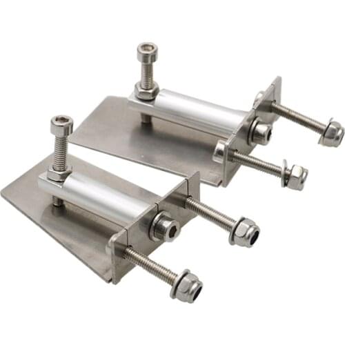 1Pair Metal Trim Tabs 41mmx30mm Wave Balance Flaps Water Pressure Plate Control Hull Stability for RC Racing Electric Boat Model