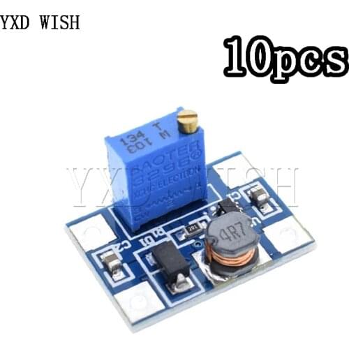 10pcs SX1308 DC-DC 2-24V to 2-28V Step Up Adjustable Power Module Step Up Boost Converter Large current 2A SX1308