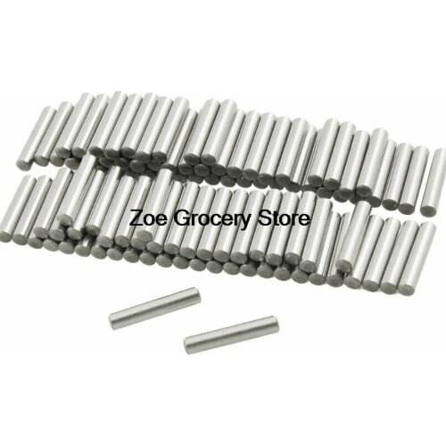 100 Pcs Stainless Steel 2.8mm x 15.8mm Dowel Pins Fasten Elements