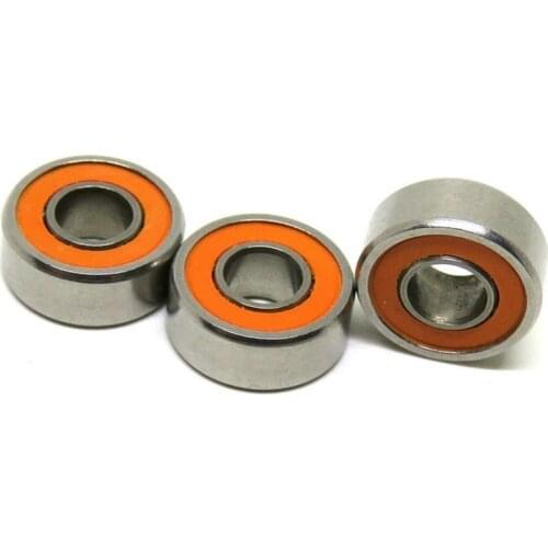 50pcs SMR84-2RS ABEC-7 4*8*3 Stainless Steel hybrid Si3n4 ceramic ball bearing SMR84 2RS CB 4x8x3 mm fishing vessel