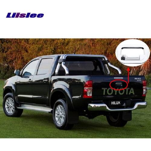 Car Reverse Rearview Camera For Toyota Hilux Vigo Pickup 2004~2013 2014 2015 Backup Parking Camera / Trunk Handle CAM