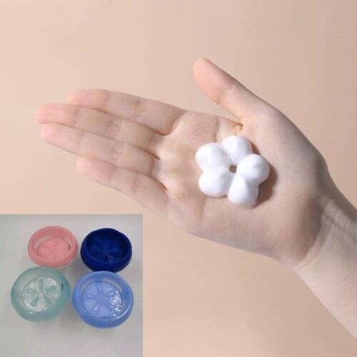 Liquid Soap Dispenser Flower Shape Foam Foaming Pump Lotions Refillable Bottle Liquid Distributor Shower Foam Pump Bottle