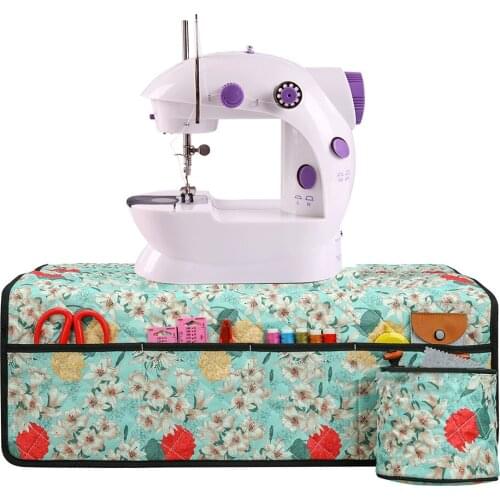Green Multifunctional Household Cushion Sewing Machine Countertop Accessories Storage Rack with Folding Rectangle Travel Goods