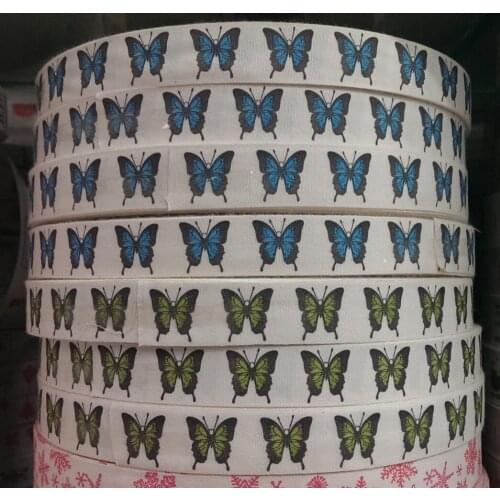 2014 new Wholesale Handmade the cheapest colour butterfly 100% Cotton Ribbon Sewing tape 20mmx100yards Lace