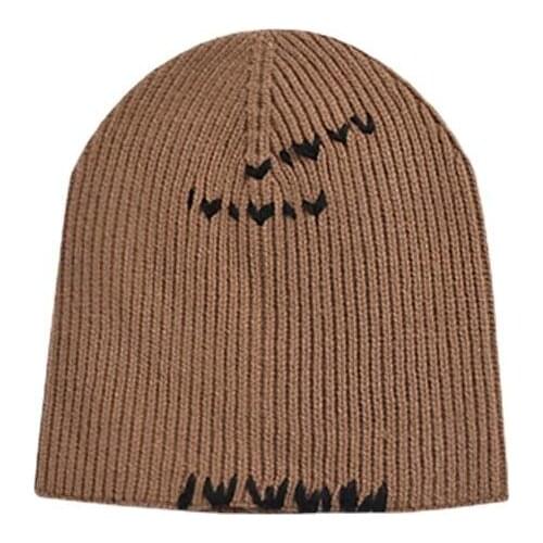 2021 Autumn and winter Acrylic Solid Color Thicken knitted hat warm hat Skullies cap beanie hat for Men and Women 38