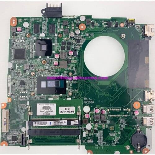 Genuine 732089-501 732089-001 732089-601 DA0U83MB6E0 w HD8670M/1GB GPU i3-4005U CPU Laptop Motherboard for HP 15-N Notebook PC