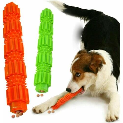 Durable Dog Chew Toy Dog Toothbrush Stick Soft Rubber Tooth Cleaning Point Massage Small Dog Toothpaste Pet Toothbrush Molar