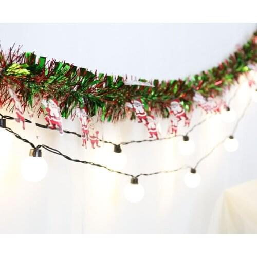 Christmas Decoration Color Strips Santa Claus Snowman Christmas Theme Pendant Bold Light Top Shopping Mall Window Decoration