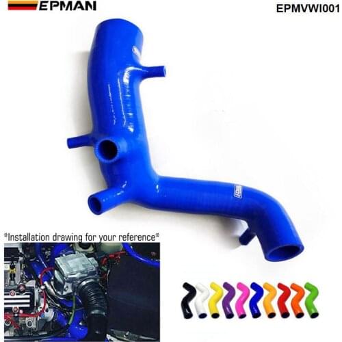 Silicone Intercooler Turbo Boost Induction Intake Hose Kit For VW Golf MK4 1.8T / Bora 1.8T /Bettle 1.8T (1pc) EPMVWI001