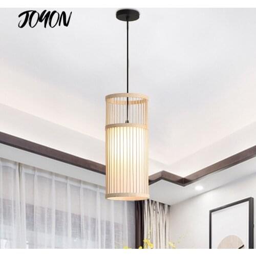 Modern Bamboo Hand Woven Bamboo Art Chandelier Bamboo Lantern Chandelier Bedroom Dining Room Lamp Japanese Pendants Lights