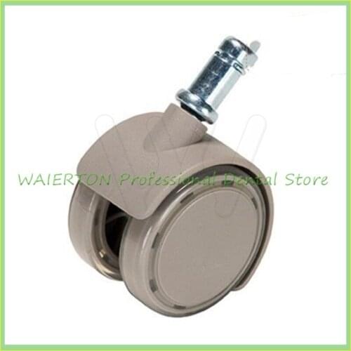 Dental Stool Caster Wheel Set Surf Beige for Hard Floors 5 pcs