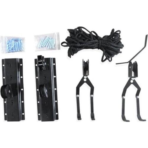 For Up To 60kg Universal Ceiling Lift Durable Practical Bike Lift For Bicycle Kayak Storage Bicycle Crane Home Crane Frame