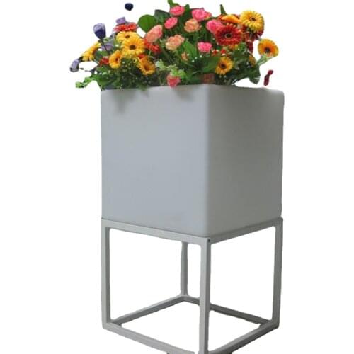 Remote Control Rgb Color Changing Led Wine Ice Bucket Illuminated Square Cube Ice Bucket with Stand