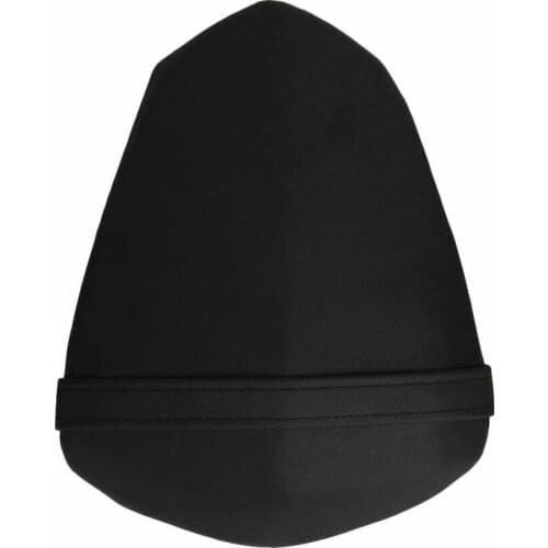 ZXMOTO Motorcycle Rear Pillion Leather Passenger Seat For Yamaha YZF R1 2009-2014 09 ZXMT Black Cushion