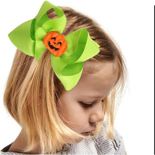 Big Bow Sweet Girls Hair Clips Cute Halloween Hairpins for Kids Baby Hair Ornament Barrettes Children Hair Accessories Headwear
