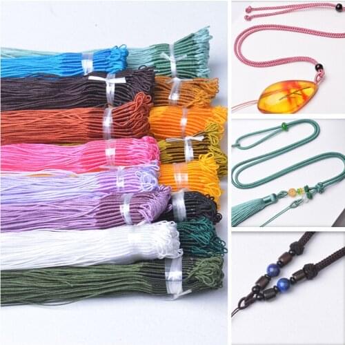 10Pcs/SET Colorful DIY Wire Cord Thread for Handmade Bracelet Necklace Jewelry Making Pendant Rope Tassel Craft String