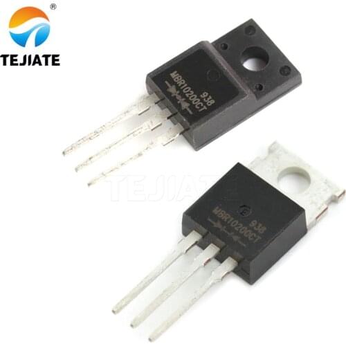 10PCS MBR10200CT TO-220 MBR10200 TO220 10200CT TO-220F