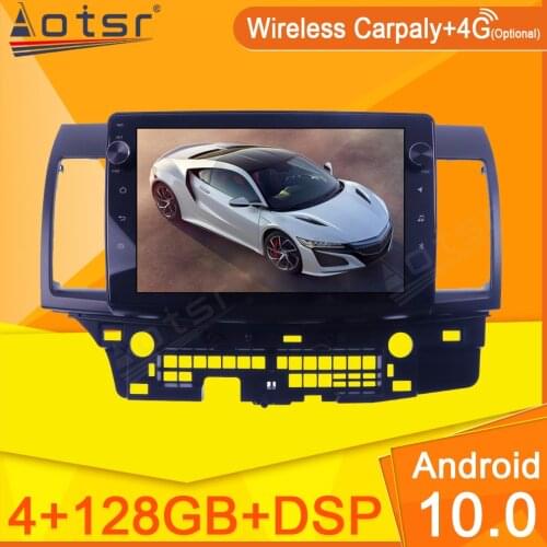 128G For Mitsubishi Lancer 10 CY 2007-2015 Car Radio Video Multimedia Player Navi Stereo GPS Android No 2Din 2 Din DVD Head Unit