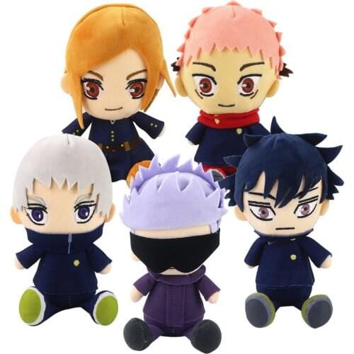 5pcs/Set Jujutsu Kaisen Yuji Itadori Cosplay Toys Anime Plush Dolls Children Gifts