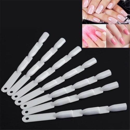 50Pcs New Practical Fan Nail Polish Display Art DIY Gel Color Palette Nails Color Card Manicure Makeup Tools Nail Art