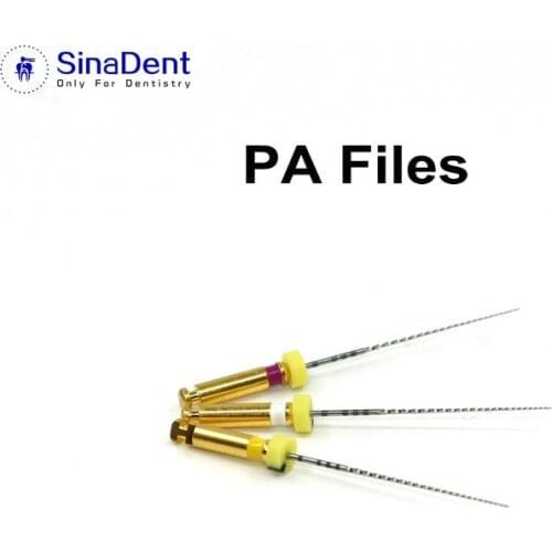 6pcs/pack Dental PA Files 21mm 25mm Single and Assorted Size Niti Alloy Endodontics Files Endo Files