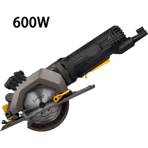 766P-L 600W Laser Electric Circular Saw Household Mini Circular Saw Hand-Held Power Tool Mini Woodworking Hand Saw 220V/110V