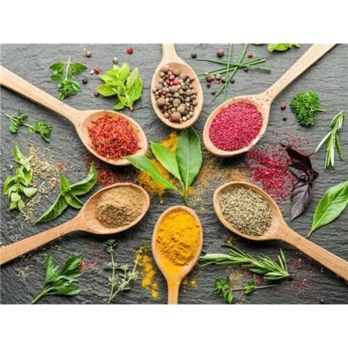 Diamond Painting Cross Stitch Full Square Round Diamond Embroidery Kitchen decor Rhinestones Mosaic Wedding Decoration WG992