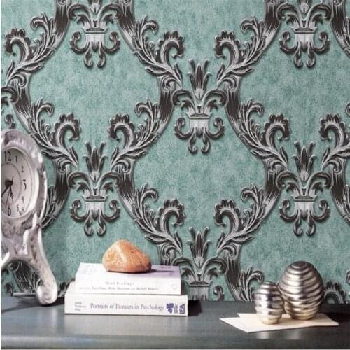 Beibehang High - grade luxury Swan Castle TV sofa background non - woven fabric wallpaper papel de parede para quarto