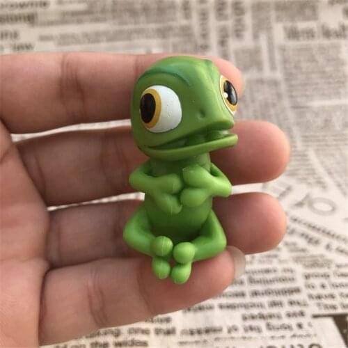 1piece 5cm Disney Tangled Rapunzel Pascal the Chameleon Action Figure Toys