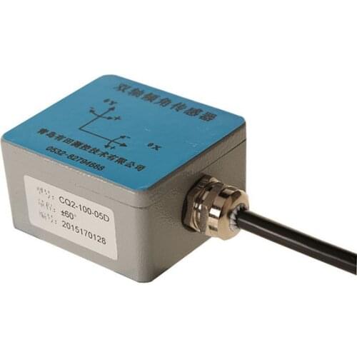 CQ-100 Biaxial measurement tilt angle sensor inclinometer horizontal measurement MOUDBUS Communication RS485/232 tilt Angle
