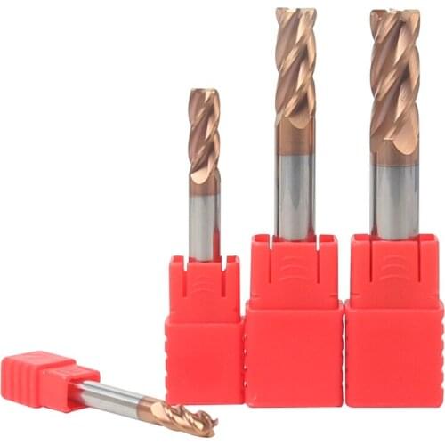 HRC55 corner Rounding end mills router bit milling cutter for CNC machine mill R0.2-R1