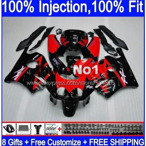 Injection Body For HONDA CBR 250 RR CBR250RR MC19 88 89 134MC.169 CBR 250RR 250R red glossy CBR250 RR 1988 1989 OEM Fairing Kit