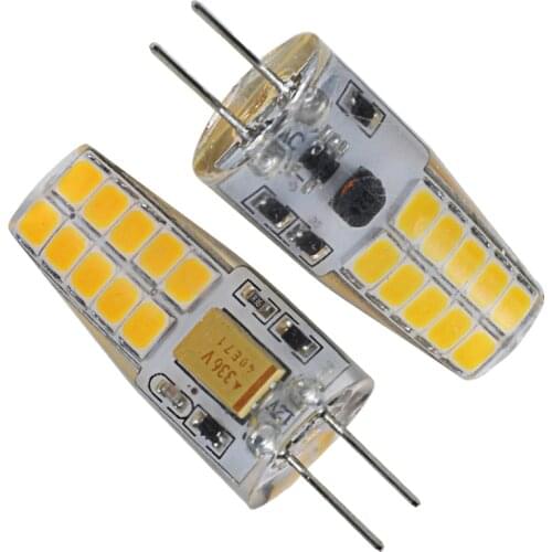 Lampadine g4 led 220v 110v bulb light 3W spotlights silicone body energy saving lamp for home Decorative chandelier lighting