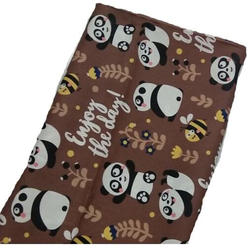 Cute Grey Black White Cartoon Cats Printed 100% Cotton Fabric 50x160cm Animal Fabric Patchwork tecido TULLE flower Cloth Dress