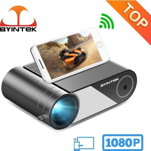 BYINTEK K9 HD 720P 1080P Mini Projector LED Portable Micro Home Theater (Optional Multi-Screen For Iphone Ipad Phone Tablet)