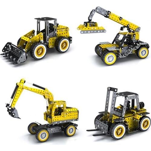 Model Puzzle Toys Safe Stable Solid Color Creative Model Puzzle Toys for Kids